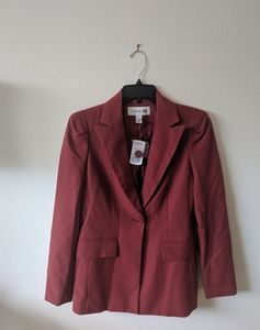 Career jacket in color Rust